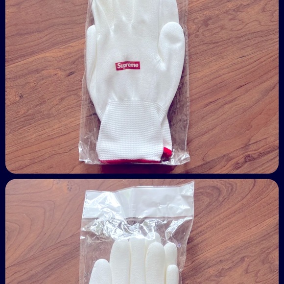 SUPREME rubberized gloves 1 pair NWOT - Picture 2 of 6
